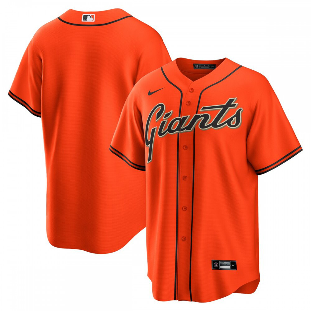 San Francisco Giants Alternate Replica Team Jersey - Orange-Pro Kit Vault | Brand New 26/27 Sports Jerseys